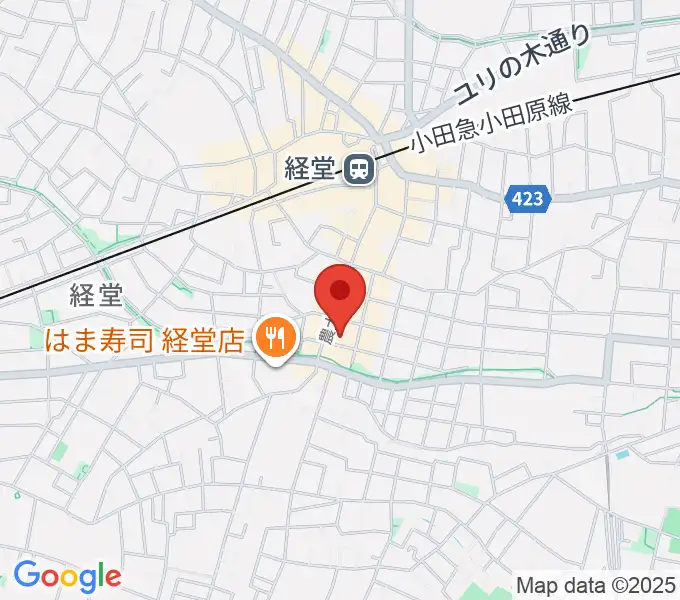 経堂LOVE, PEACE & SOULの地図