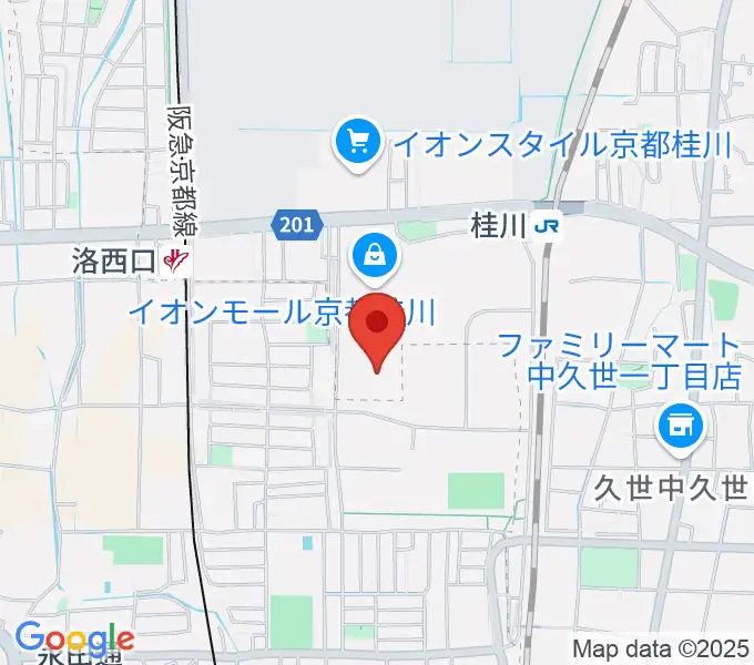 イオンシネマ京都桂川の地図