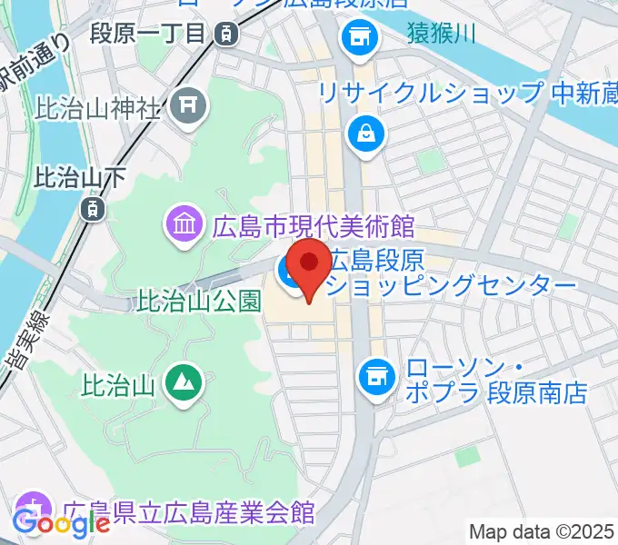 イオンシネマ広島の地図