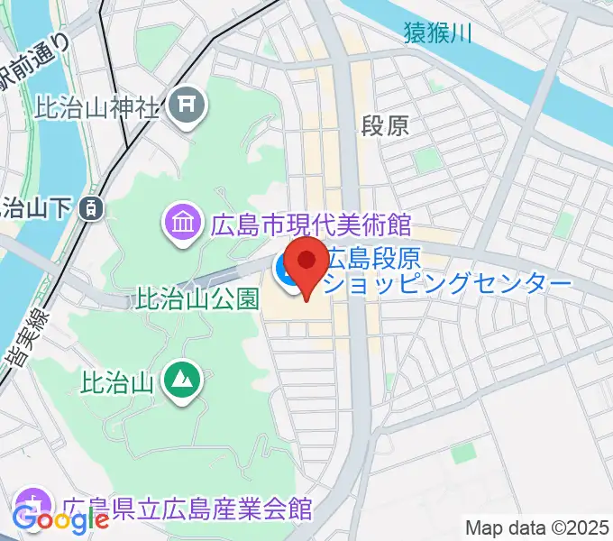 イオンシネマ広島の地図