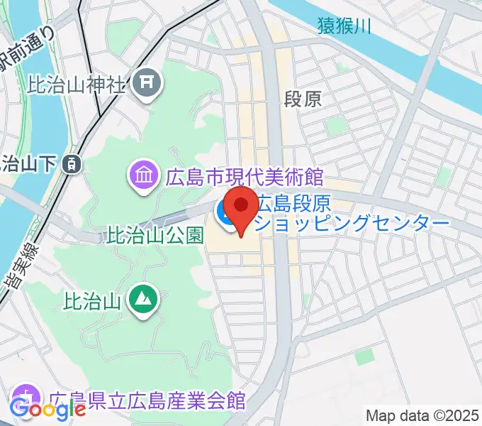 イオンシネマ広島の地図