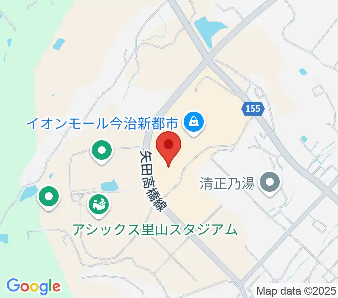 イオンシネマ今治新都市の地図