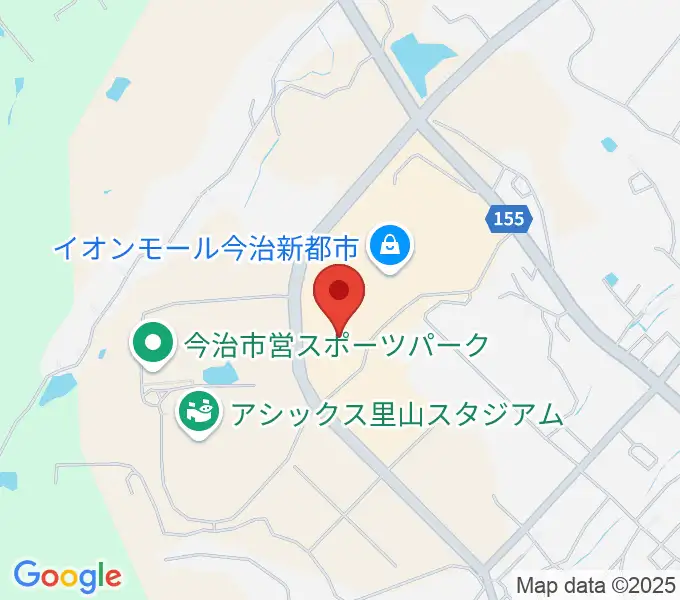 イオンシネマ今治新都市の地図