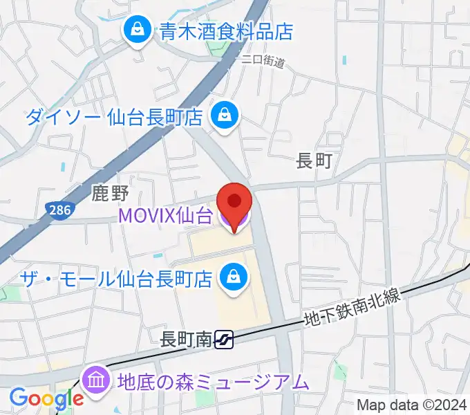 MOVIX仙台の地図