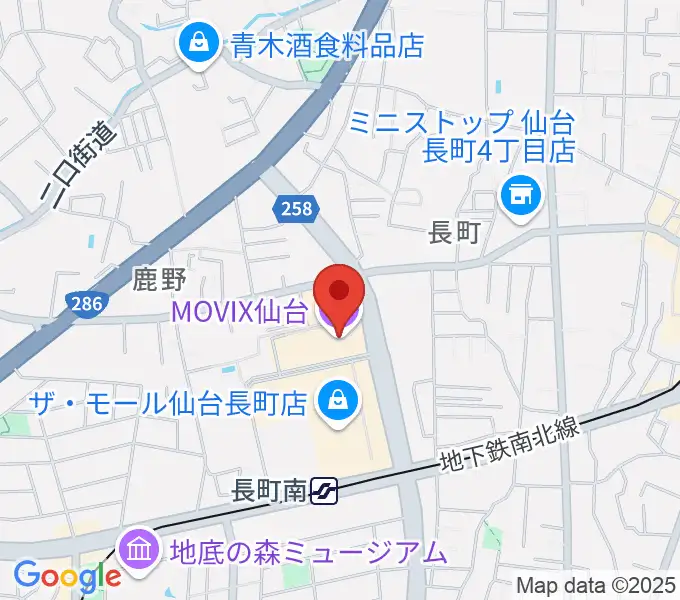 MOVIX仙台の地図
