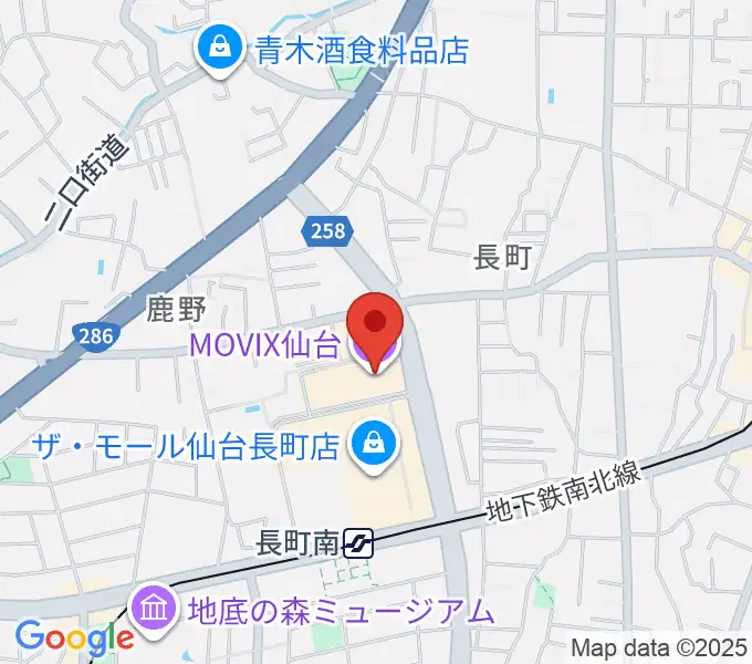 MOVIX仙台の地図