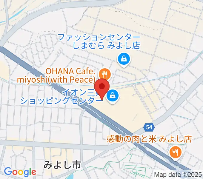 MOVIX三好の地図