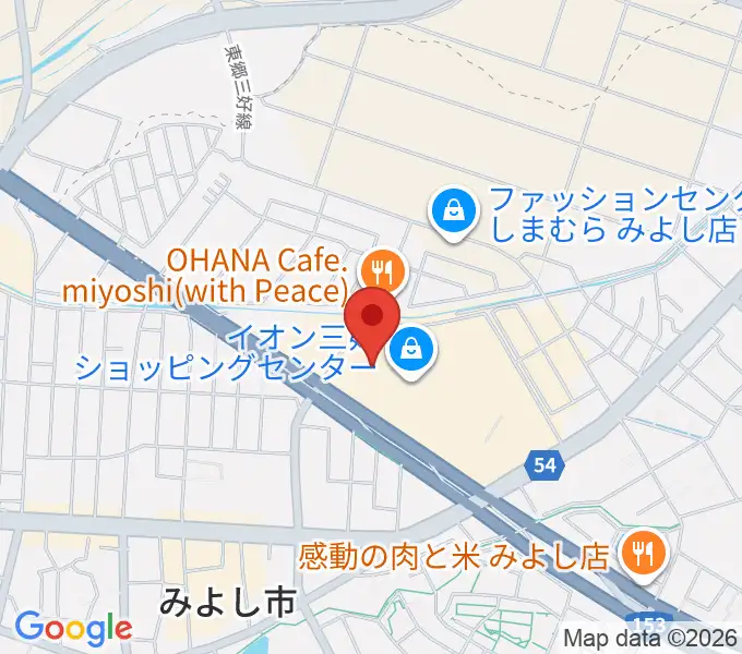 MOVIX三好の地図