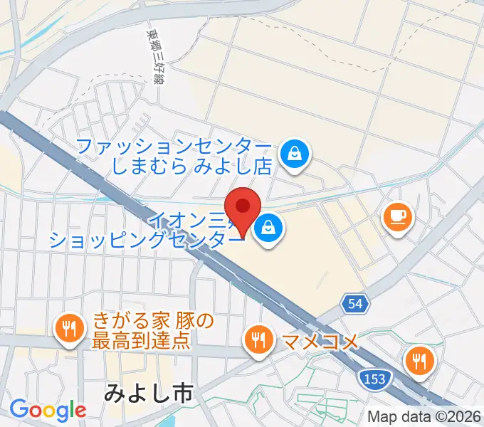 MOVIX三好の地図