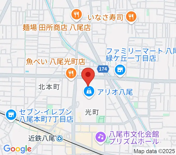 MOVIX八尾の地図
