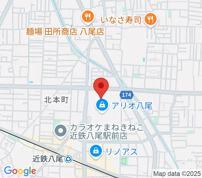 MOVIX八尾の地図