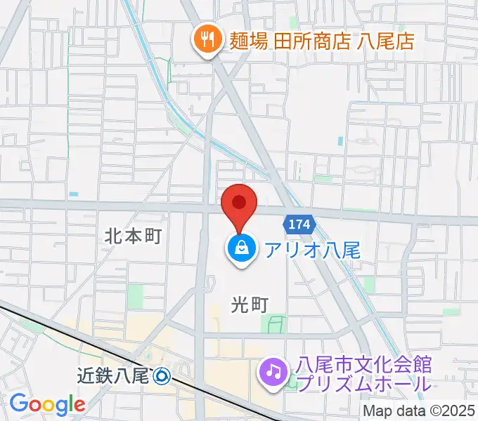 MOVIX八尾の地図