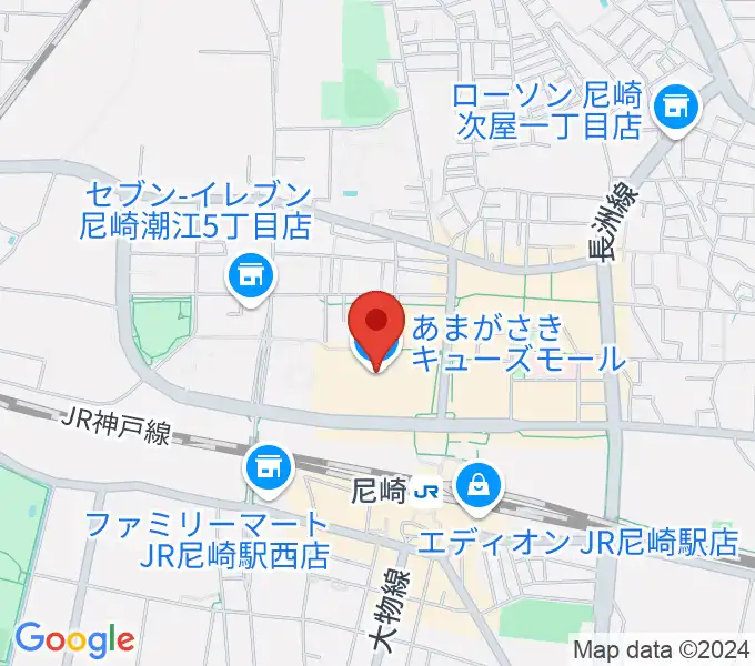 MOVIXあまがさきの地図