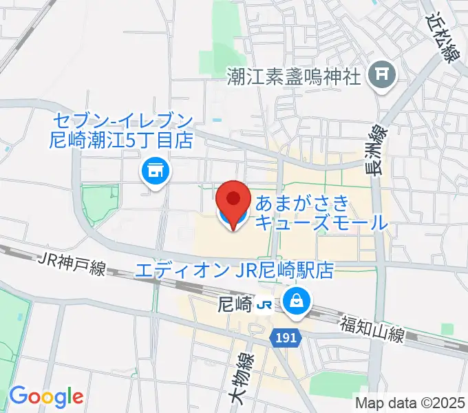 MOVIXあまがさきの地図