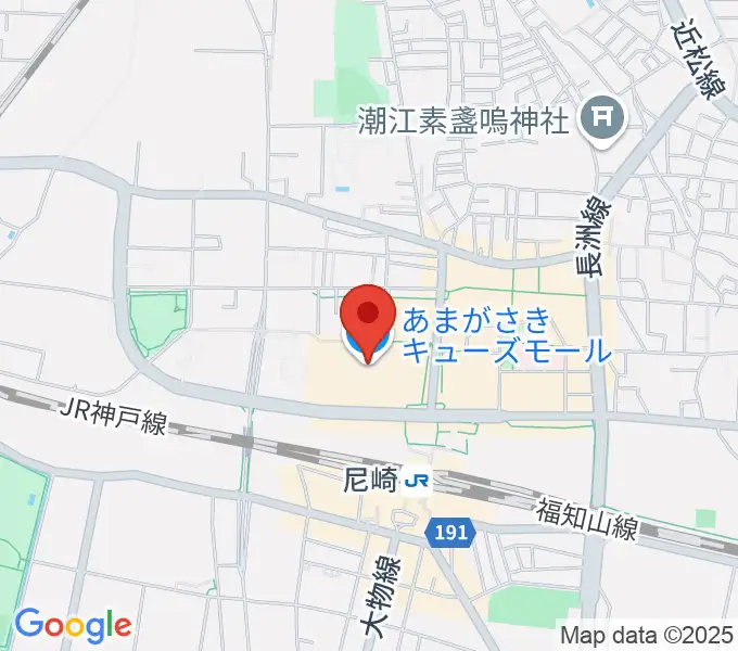 MOVIXあまがさきの地図