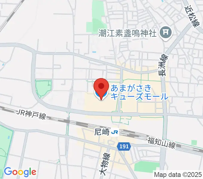 MOVIXあまがさきの地図