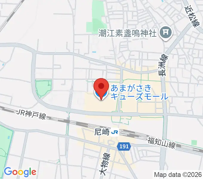 MOVIXあまがさきの地図