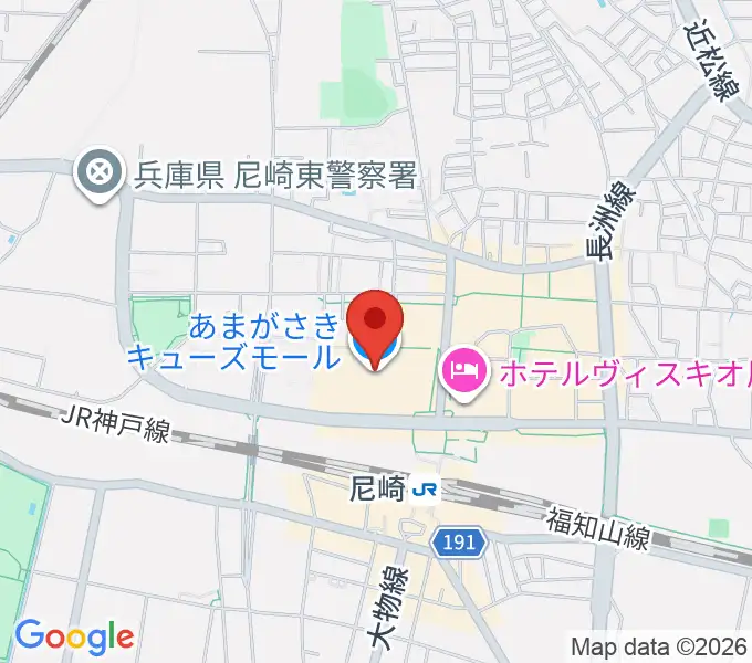 MOVIXあまがさきの地図