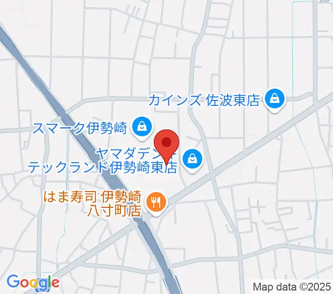 MOVIX伊勢崎の地図