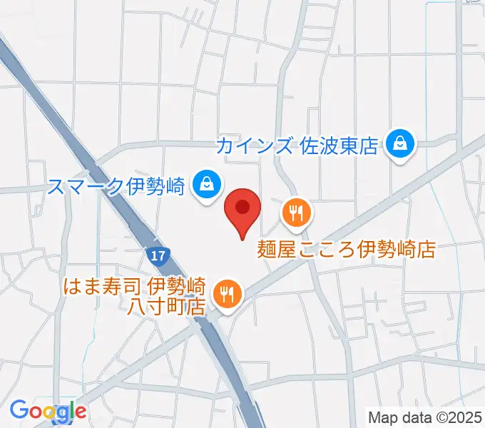 MOVIX伊勢崎の地図