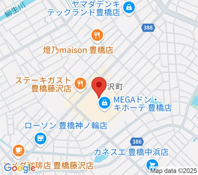 ユナイテッド・シネマ豊橋18の地図