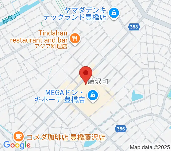 ユナイテッド・シネマ豊橋18の地図