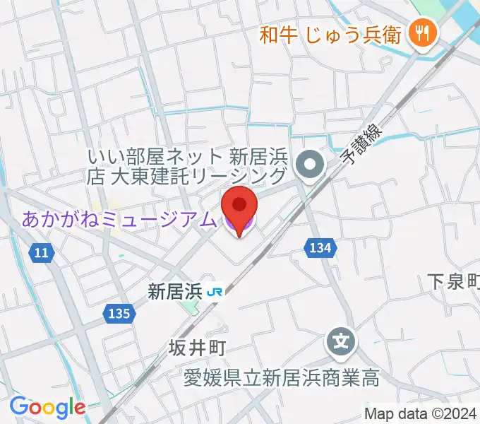 Hello! NEW 新居浜 FM78.0の地図