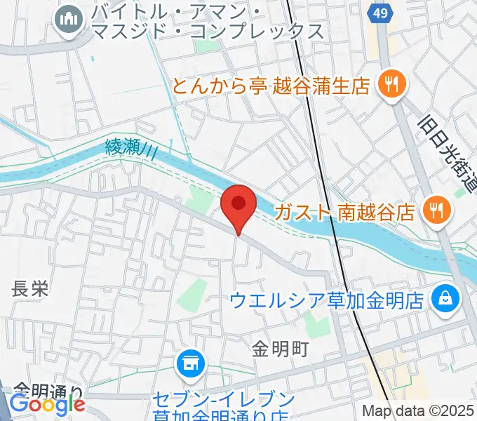 はなピアノ音楽教室の地図