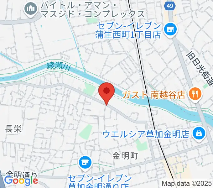 はなピアノ音楽教室の地図
