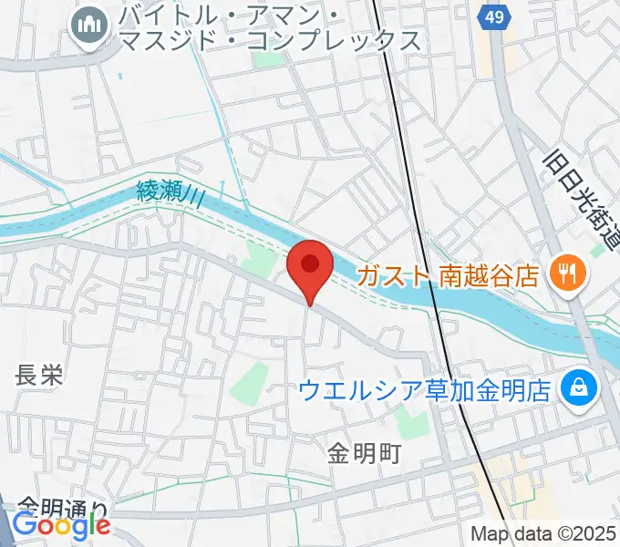 はなピアノ音楽教室の地図