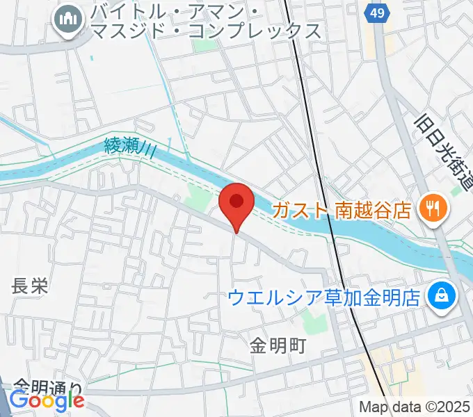 はなピアノ音楽教室の地図