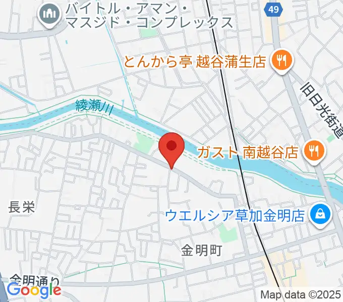 はなピアノ音楽教室の地図