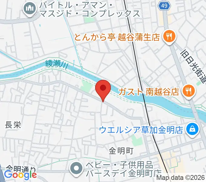 はなピアノ音楽教室の地図