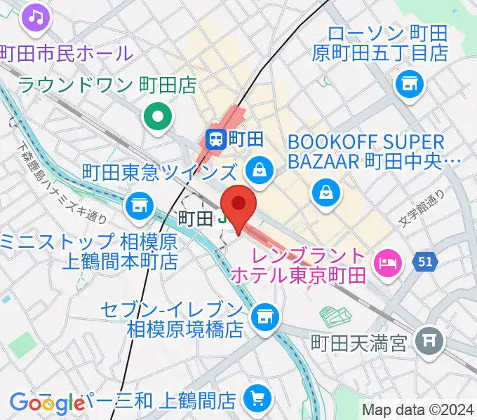 町田クラシックスの地図