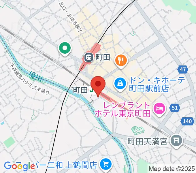 町田クラシックスの地図