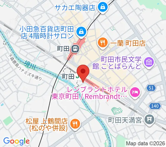 町田クラシックスの地図