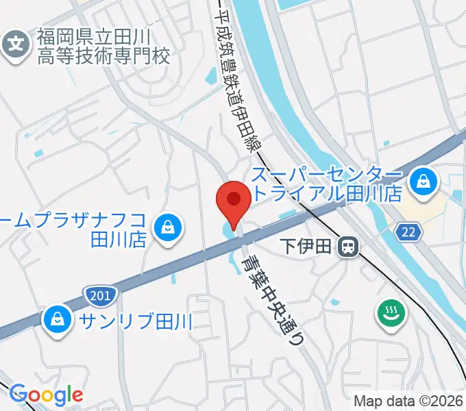 田川LOTの地図