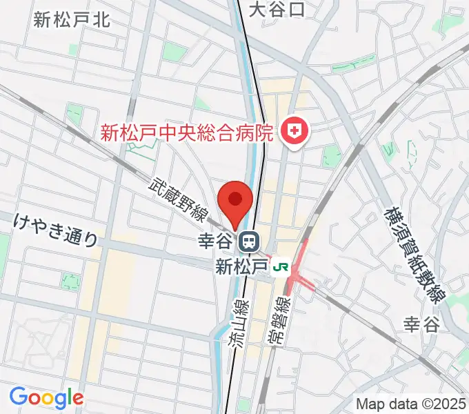 スタジオパックス新松戸店の地図