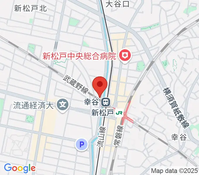 スタジオパックス新松戸店の地図