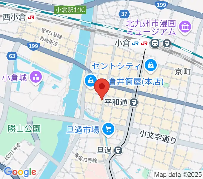 小倉Cheerz（チアーズ）の地図