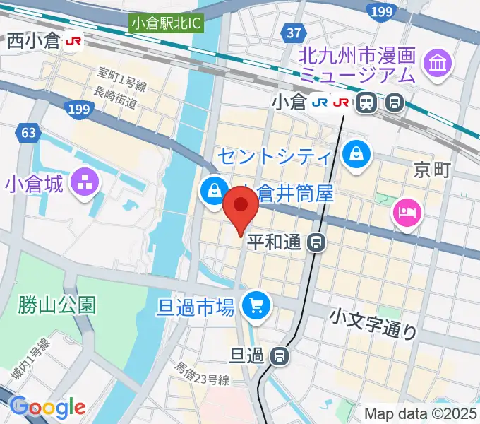 小倉Cheerz（チアーズ）の地図