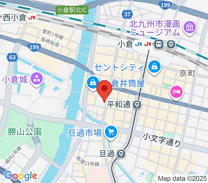 小倉Cheerz（チアーズ）の地図
