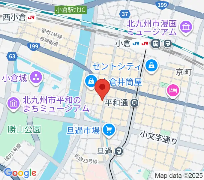 小倉Cheerz（チアーズ）の地図