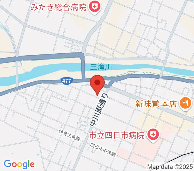 四日市CLUB ROOTSの地図