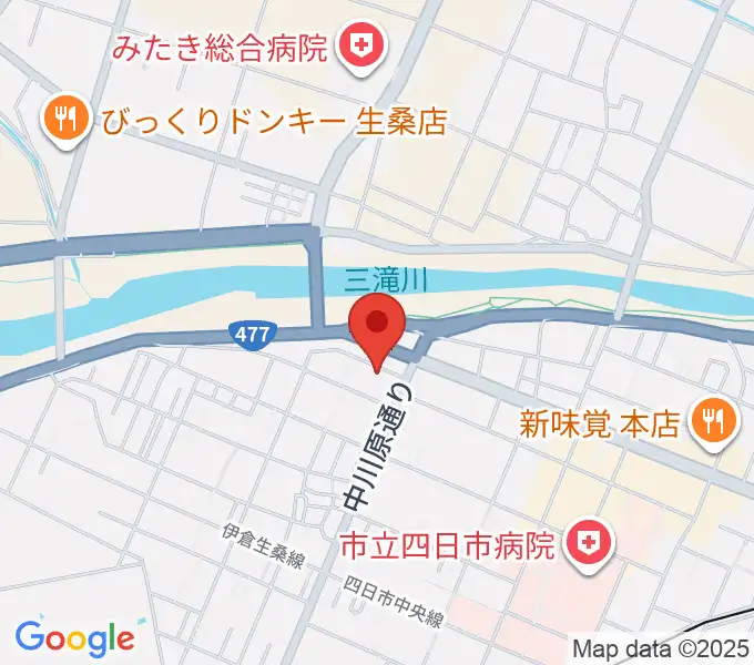 四日市CLUB ROOTSの地図