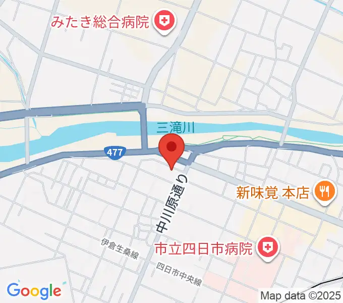 四日市CLUB ROOTSの地図