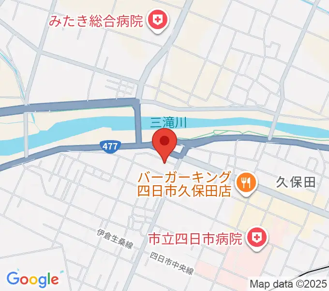 四日市CLUB ROOTSの地図