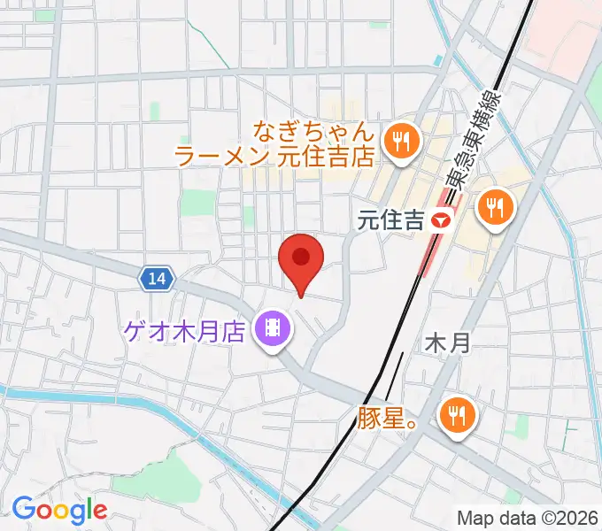 島倉学ミュージックスクールの地図