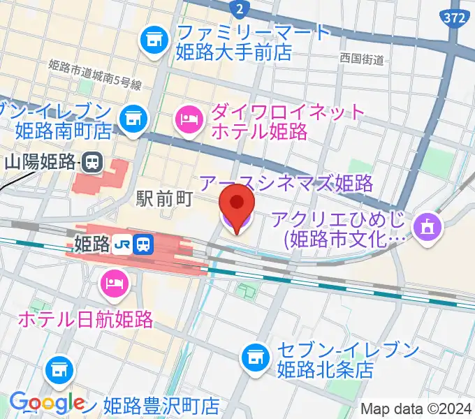 アースシネマズ姫路の地図