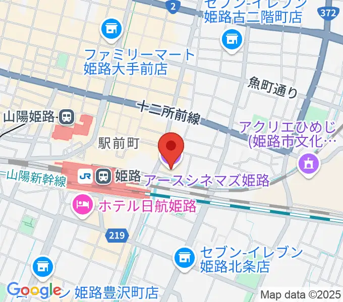 アースシネマズ姫路の地図